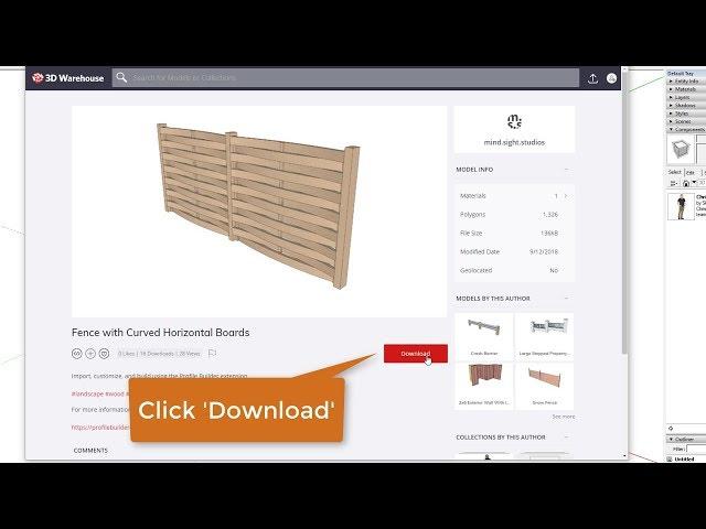 Importing Assemblies from the 3D Warehouse