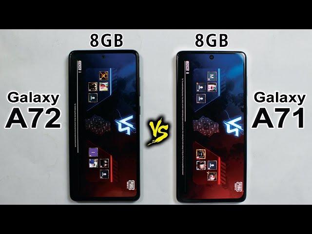 Samsung A72 vs Samsung A71 PUBG MOBILE TEST | SD 720G vs 730G PUBG TEST