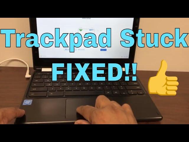 Trackpad won't click/stuck down - FIXED!!