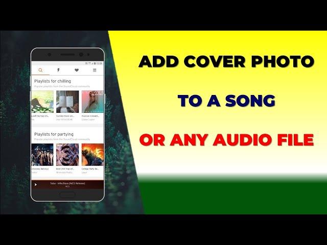 How to Easily Add a Cover Photo on Any Audio file With your Phone | Don't Miss 2023