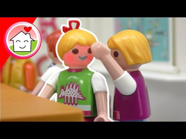 Playmobil Film Familie Hauser - Lena ist krank - Schulgeschichte für Kinder