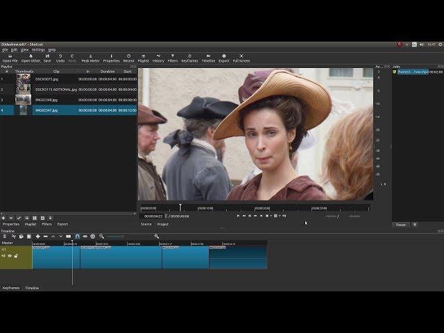 Shotcut: Create A Pan & Zoom Slide Show. A Video Editing Tutorial.