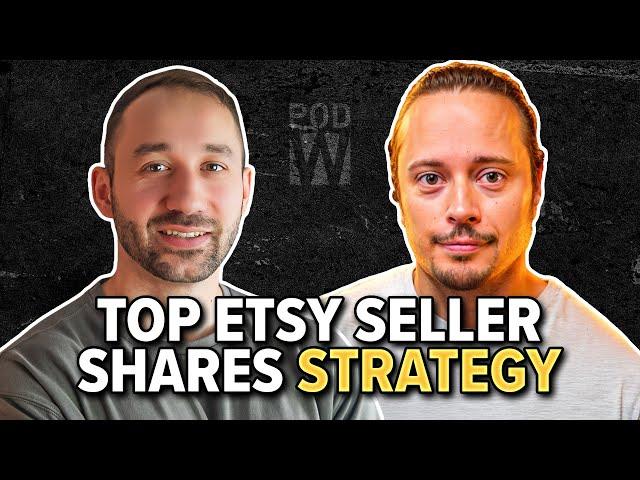 Making $100,000 Profit a Year on ETSY w/ Andreas Pistolelis | Print on Demand Wisdom #24