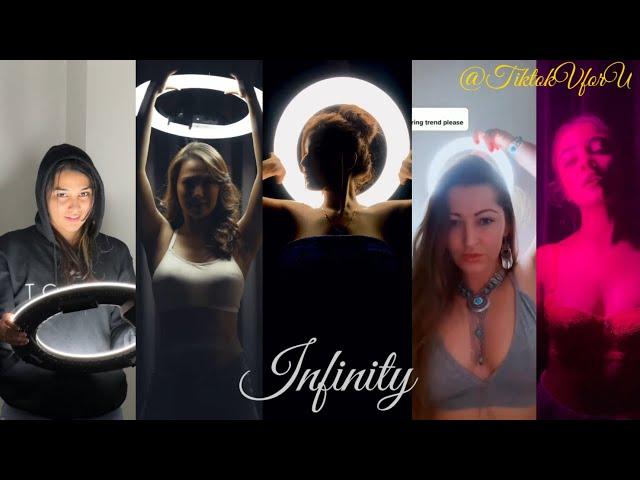 i love you for infinity  tiktok & reels challenge (hot girl's trend)