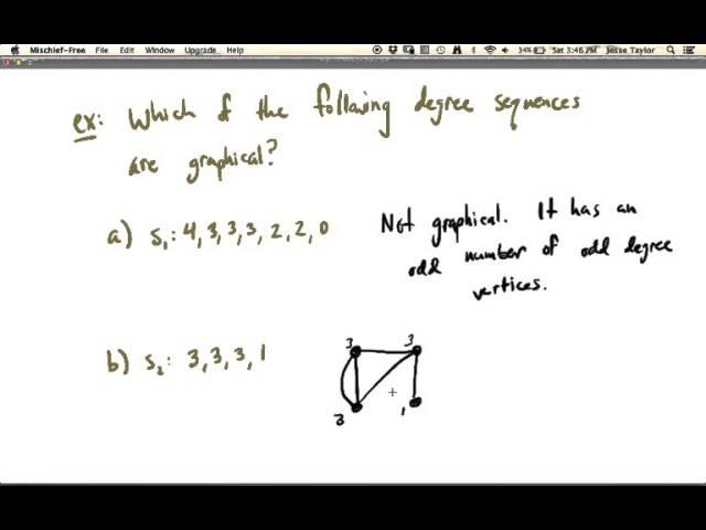 Degree sequences - 4