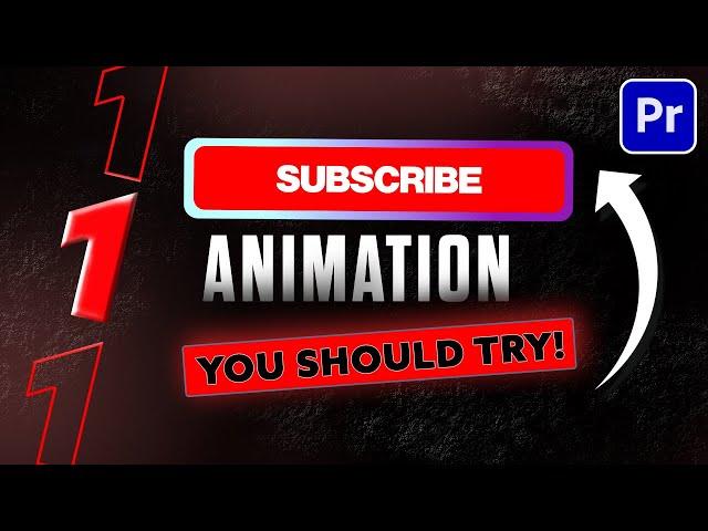 How To Animate a Subscribe Button in Adobe Premiere Pro (2024)