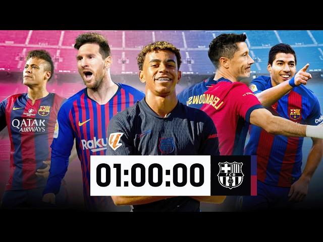 1 HOUR of AMAZING Barcelona Goals! 