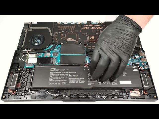 ️ How to open ASUS ROG Strix SCAR 17 G733 (2023) - disassembly and upgrade options