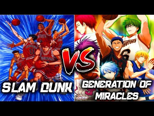 Slam Dunk VS Generation of Miracles (MUST WATCH)