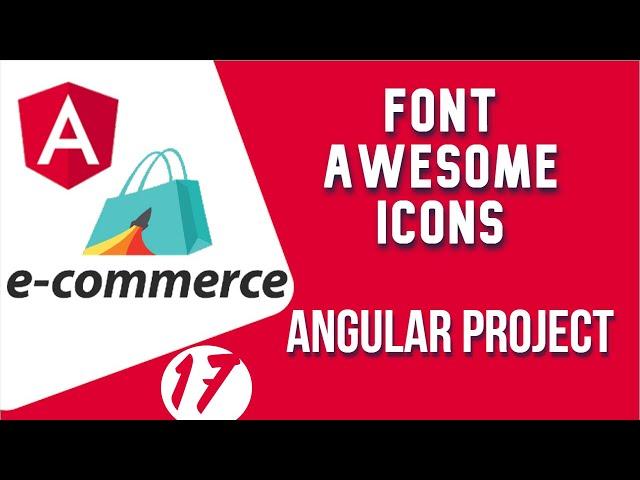 Angular project tutorial #17 Add Font awesome icons | Angular E-commerce Project