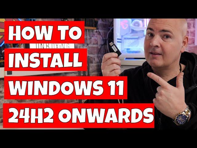 How To Fresh Install Windows 11 24H2 Including WiFi LAN & Bypass Microsoft Account