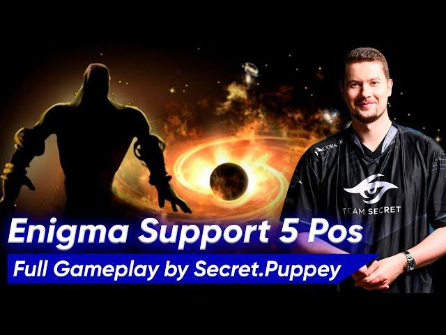 Puppey ENIGMA HARD SUPPORT 5 Pos | Dota 2 7.35d Pro Gameplay