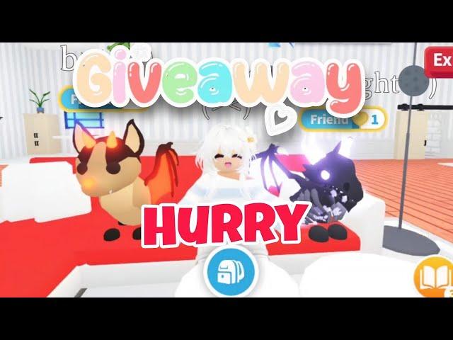 *HURRY*Adopt Me GIVEAWAY FREE Bat Dragon and Shadow Dragon