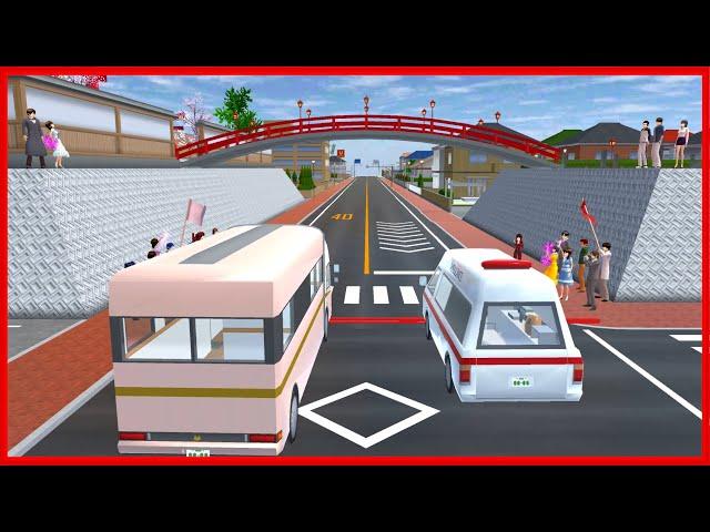 Campervan VS Ambulance || SAKURA School Simulator