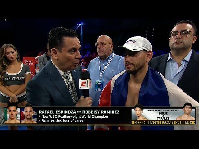 Robeisy Ramirez Vows to Be Back After Stunning Loss to Espinoza Wants Rematch | POST FIGHT INTERVIEW