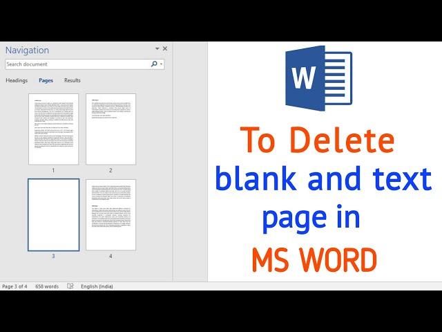 How to delete pages in ms word | 2 simple methods ⏩