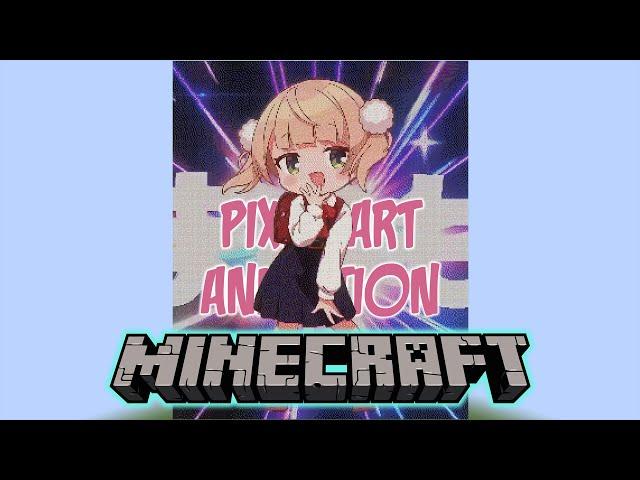 Minecraft Pixel Art Animation | Shigure Ui - Loli God's Requiem