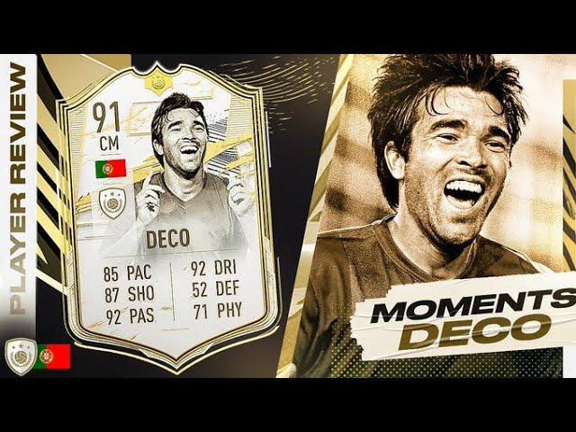 WORTH THE UNLOCK?!  91 ICON MOMENTS DECO REVIEW! FIFA 21 Ultimate Team