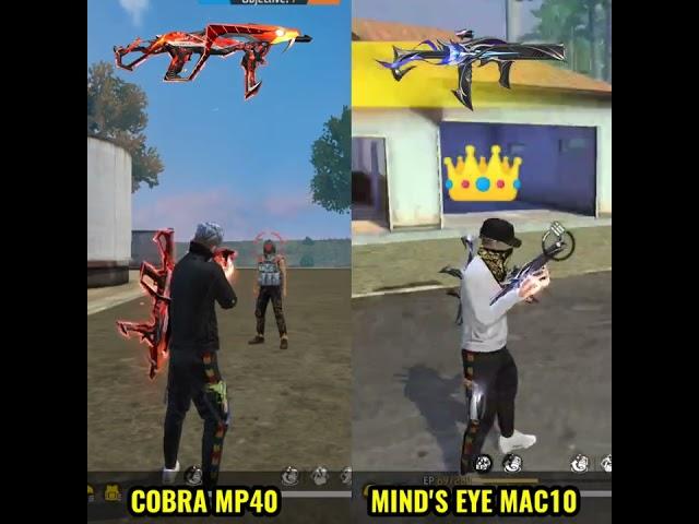 NEW MIND'S EYE MAC10 VS PREDATORY COBRA MP40 - GARENA FREE FIRE