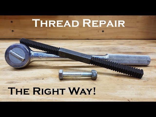 How To Repair Stripped Bolt Threads - The Right Way!