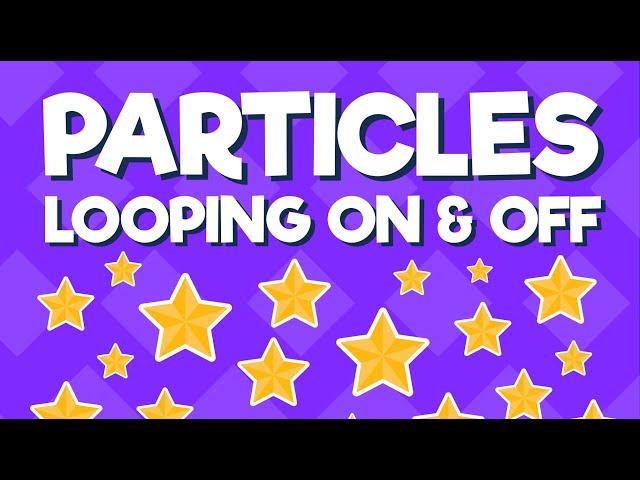 How To Turn Particle Systems Looping Setting On And Off In Runtime | Unity Software Tutorial