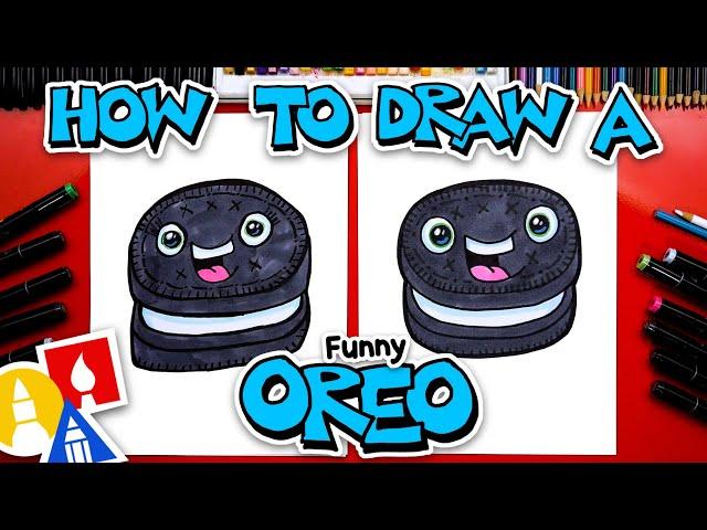 How To Draw A Funny Oreo Cookie