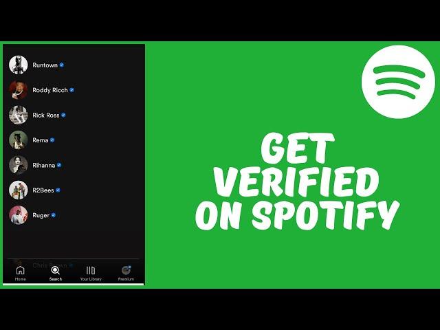 How To Get Verified On Spotify | Spotify For Artist