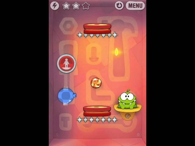 Cut The Rope 9-6 Walkthrough /  Solution (Tool Box) Level Guide.