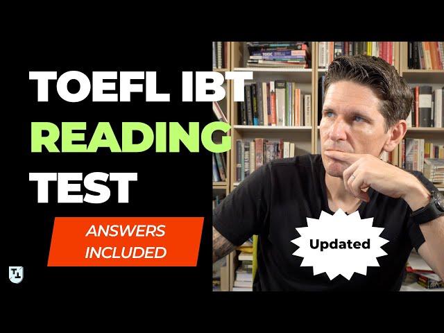TOEFL iBT Reading Practice Test with Answers (#10)