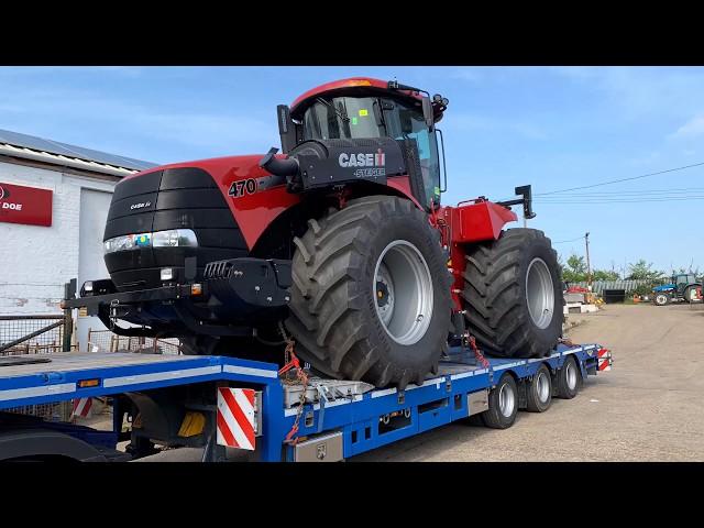 Delivering the Case IH Steiger 470