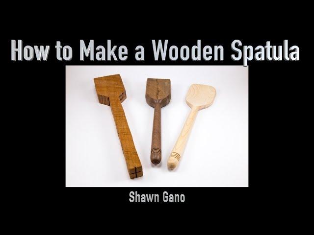 How to Make a Wooden Spatula on the Lathe