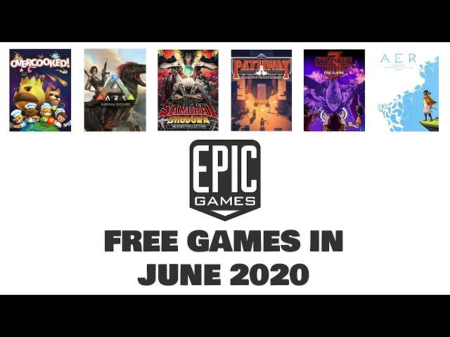 FREE GAMES from Epic Store IN JUNE 2020