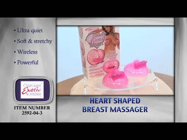 Heart Shaped Breast Massager Nipple Vibrator :: SE259204 ::