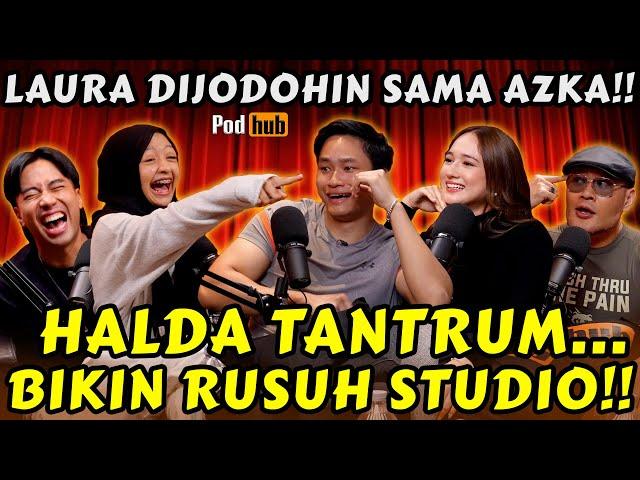 AZKA PILIH SATU‼️LAURA atau HALDA⁉️SATU CANTIK, SATUNYA.. SATU. - PODHUB Vidi Aldiano.