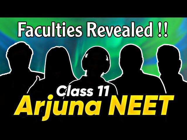 India's MOST LEGENDARY Teachers in Arjuna NEET !! Class 11th | Check Description 