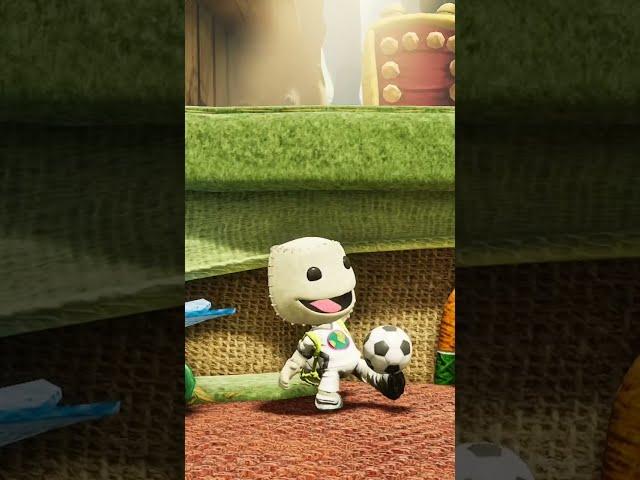 New Free DLC Football World Cup Footballer Costumes And Emotes Sackboy A Big Adventure #short