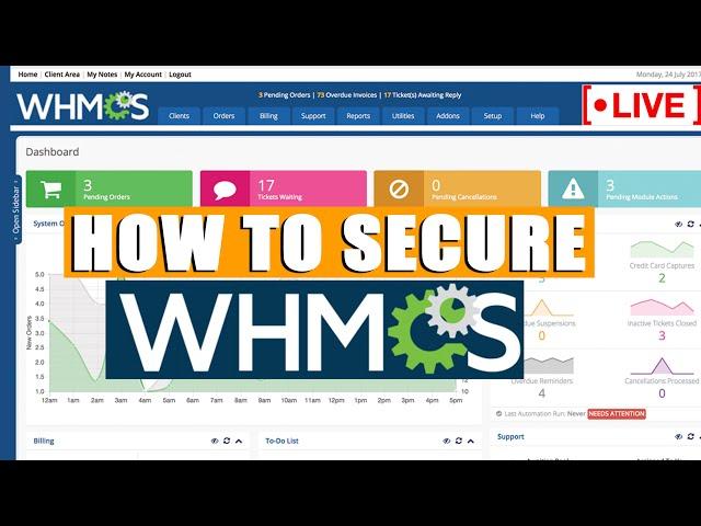 [LIVE] How to secure your WHMCS?