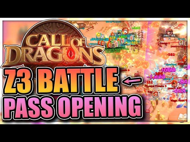 Biggest Zone 3 Pass Battle [whale server 32] Call of Dragons