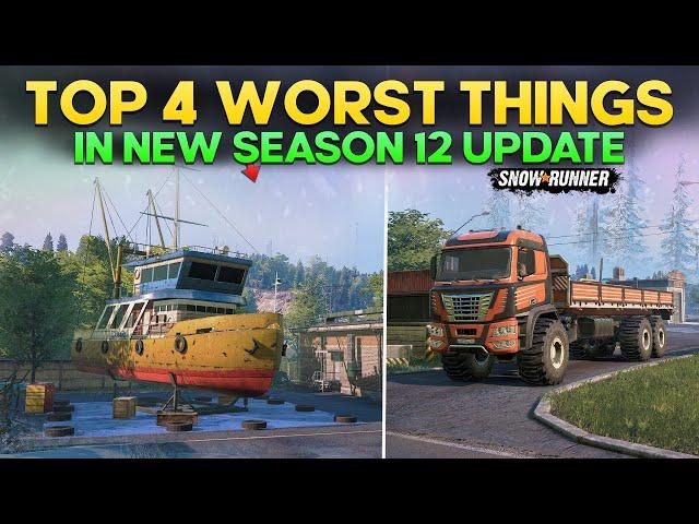 Top 4 Worst Things in New Season 12 Update in SnowRunner Everything You Need to Know