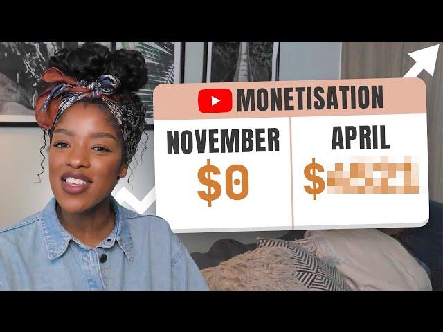 How to get monetized on YouTube fast | My 6-month plan to monetization!