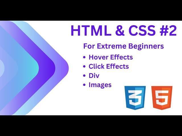 Div, Images, Hover effect, click effect in HTML & CSS for beginners in Hindi/Urdu | VOYAGER SHAHAB