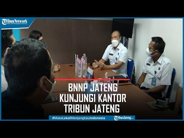 BNNP Jawa Tengah Kunjungi Tribun Jateng, Ajak Perangi Narkoba