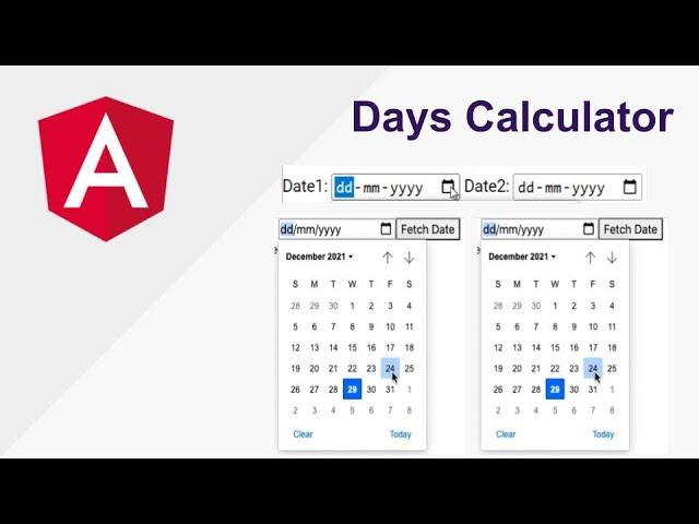 Calculate Days Between Two Dates in Angular Application