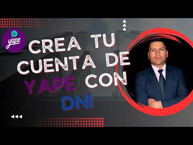 Crear cuenta en Yape con DNI