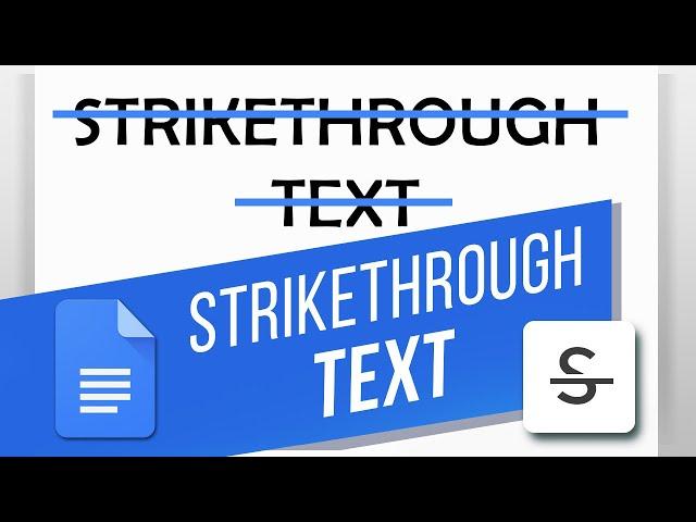 How to Strikethrough or Cross Out Text in Google Docs | Using Shortcuts or the Format Menu