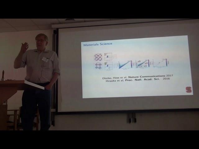 Gunnar Carlsson (6/26/17) Bedlewo: Where is applied topology now?