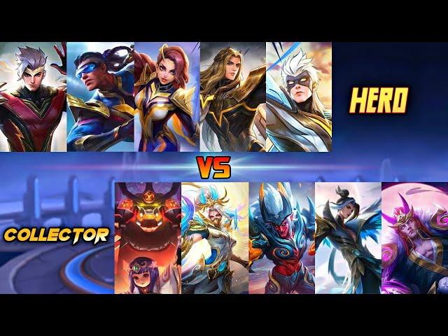 MOBILE LEGENDS HERO VS COLLECTOR 1 VS 1 FIGHT