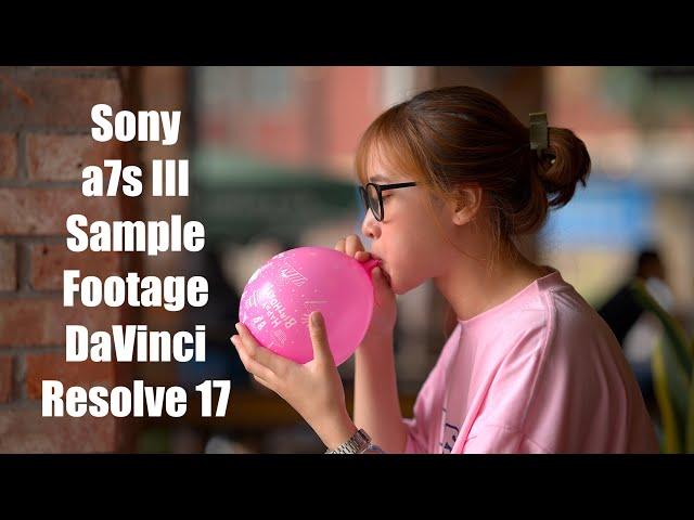 Sony a7s III DaVinci Resolve 17 HDR Sample Footage