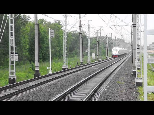 Высокоскоростной поезд "Сапсан" Санкт-Петербург — Москва