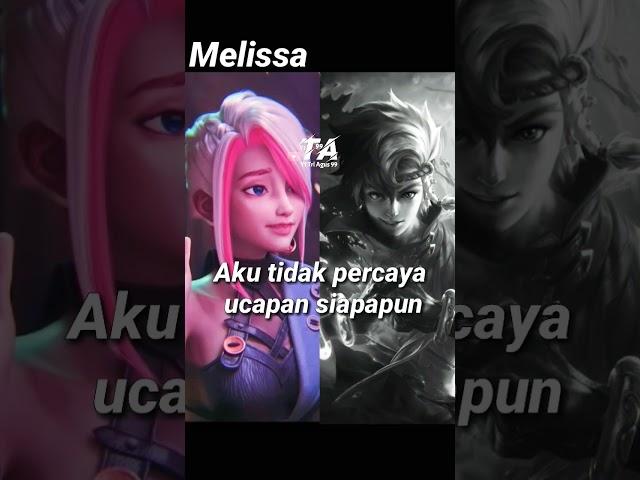 Percakapan Hero Yin Dan Melissa Mobile Legends #shorts